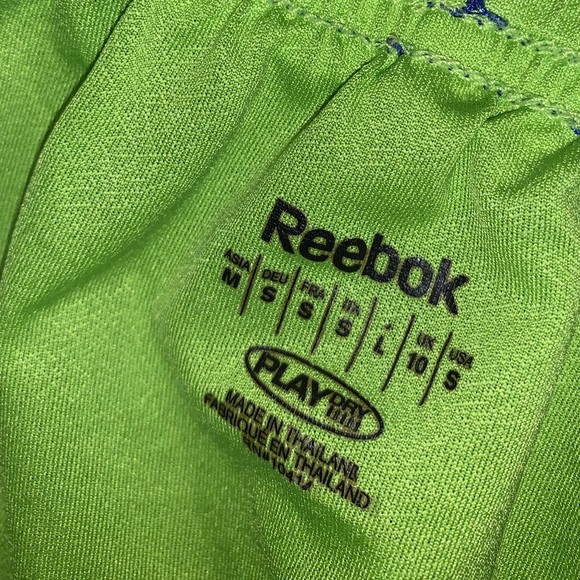 Reebok Dark Blue & Green Athletic shorts size S - Picture 6 of 8